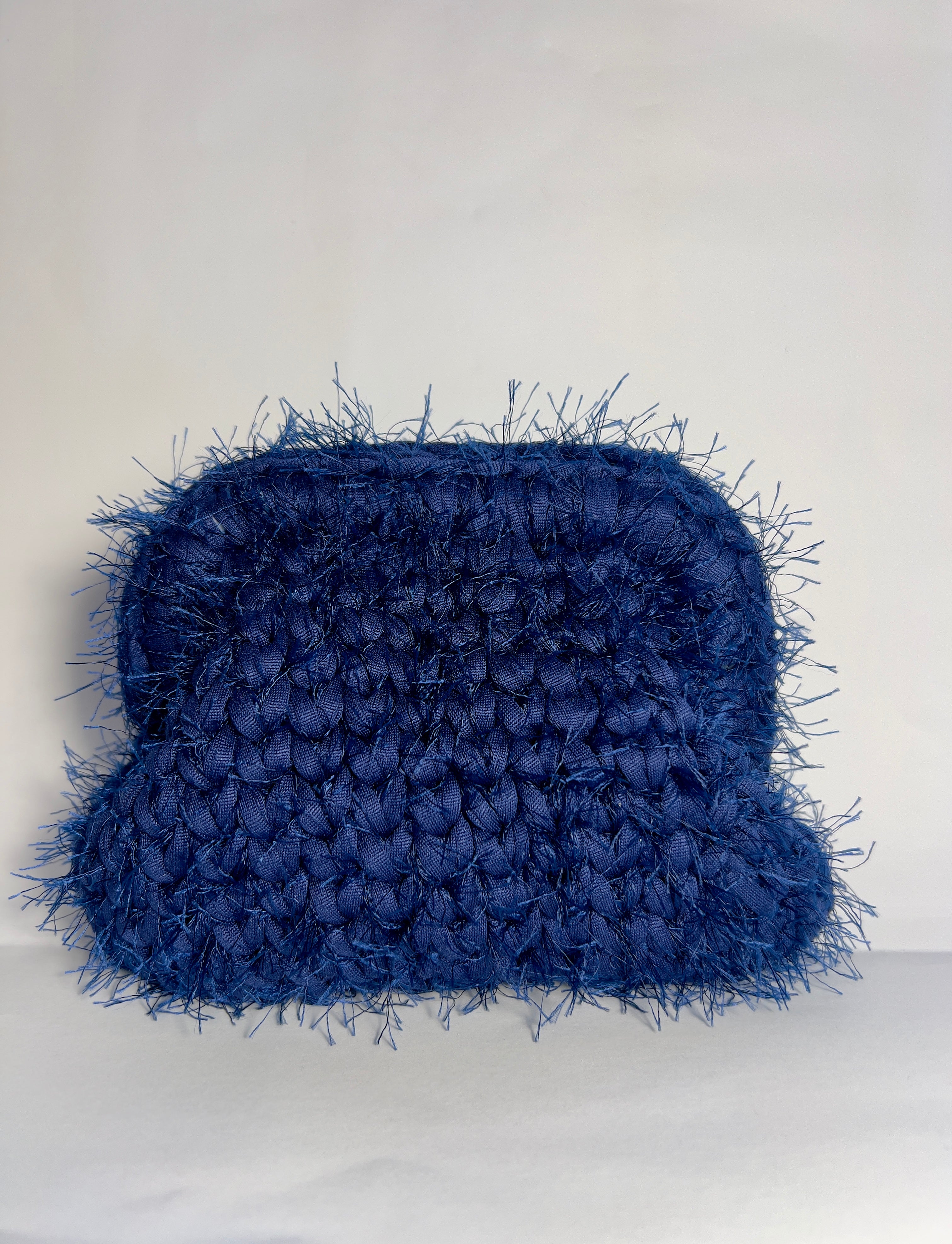Clutch Pelosetta mignon - BLU NAVY