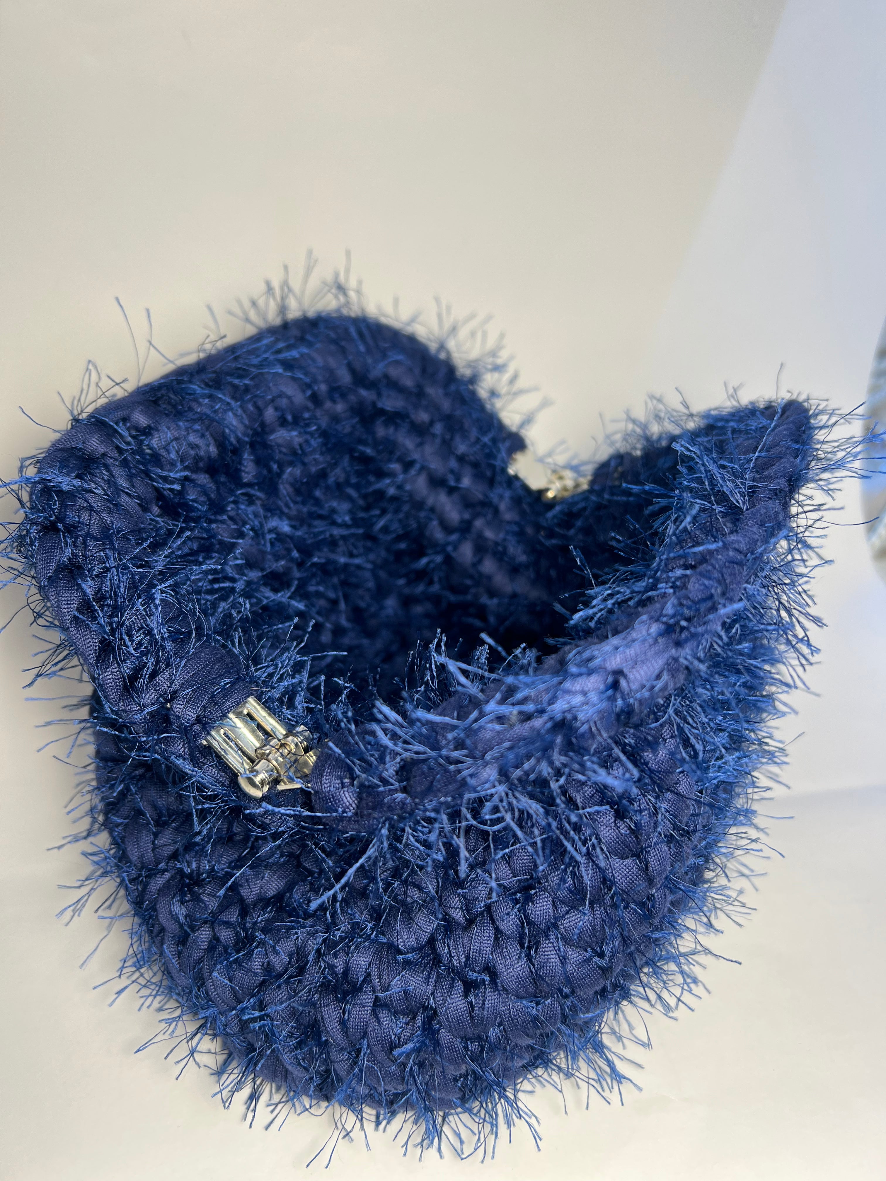 Clutch Pelosetta mignon - BLU NAVY