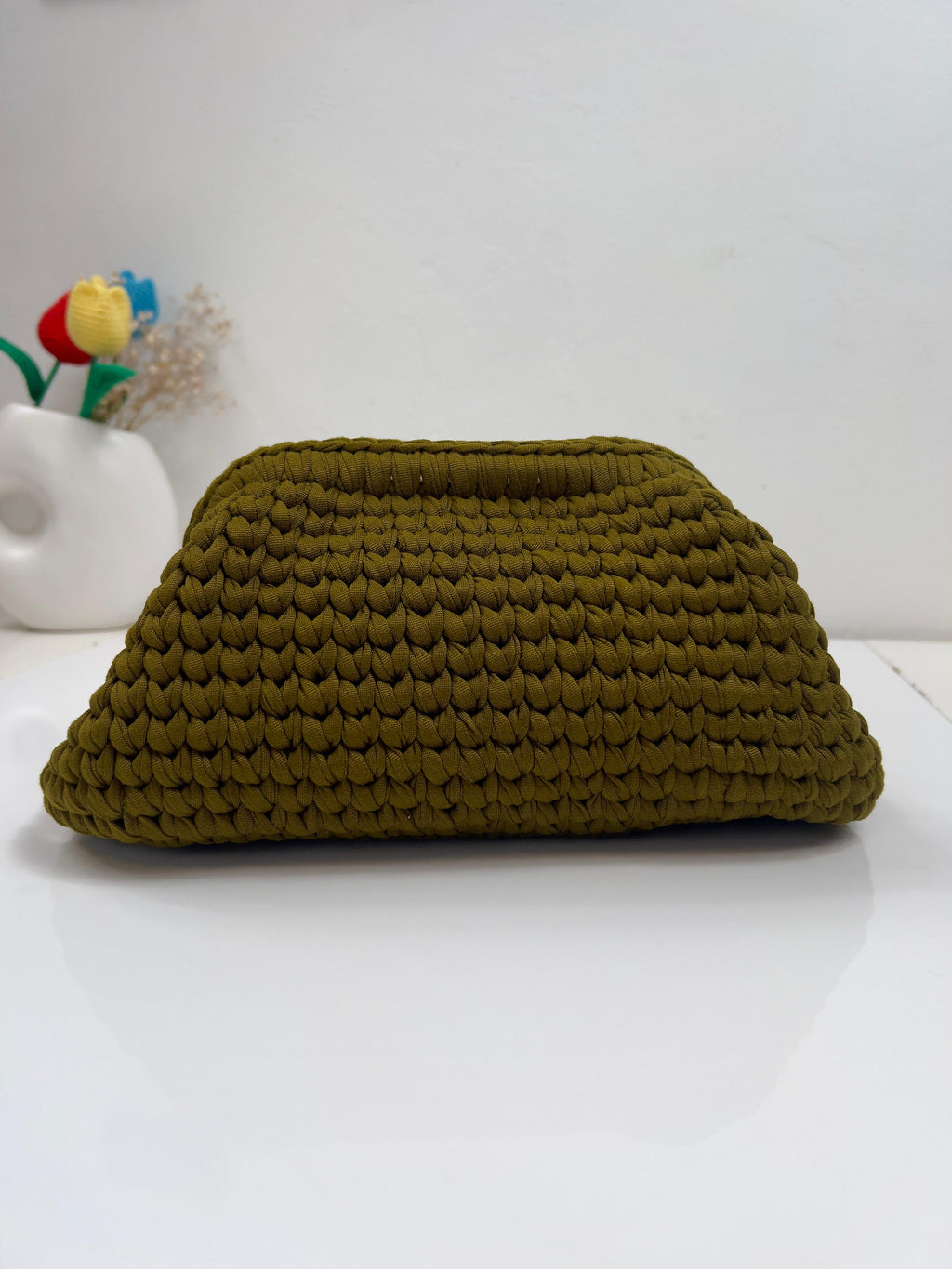 Clutch Midì - VERDE OLIVA