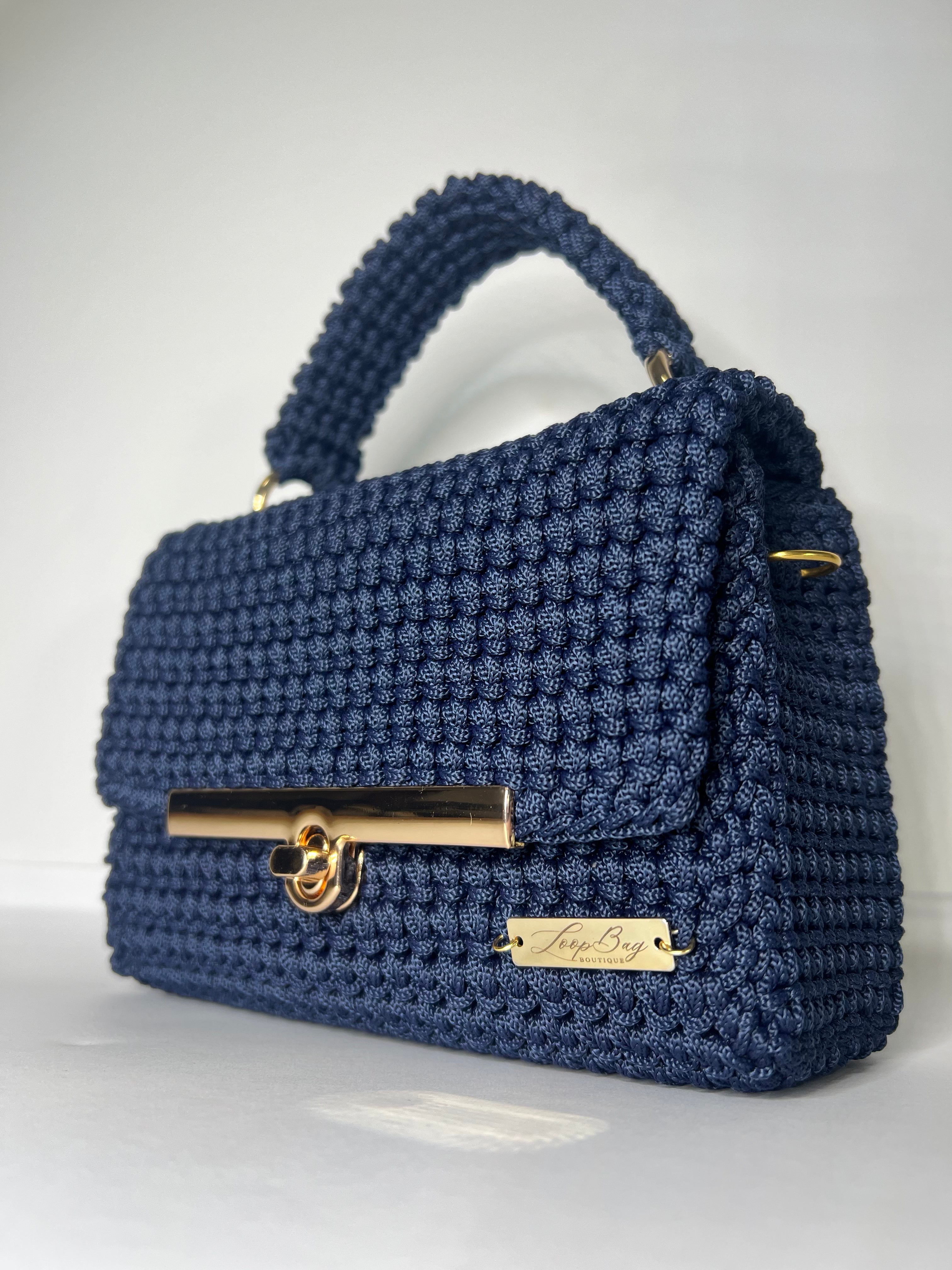 borsa uncinetto selia small loopea